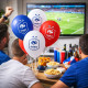 Lot de 20 Ballons Gonflables Bleu Blanc Rouge – Produit Officiel Équipe de France FFF, Ballons Supporter Match et Décoration