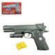 Pistolet à billes avec laser – 24 cm, 0,10 J, 18 billes incluses