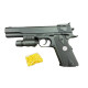 Pistolet à billes avec laser – 24 cm, 0,10 J, 18 billes incluses