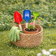 MINIGARDEN - Set de 3 Outils de Jardin Mini en Métal Colorés – Kit de Jardinage pour Enfant