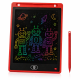 Tablette Graphique LCD 12 Pouces Couleur Enfant Effaçable Écran Écriture et Dessin – Ardoise Magique Portable Rouge 30cm