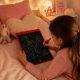 Tablette Graphique LCD 12 Pouces Couleur Enfant Effaçable Écran Écriture et Dessin – Ardoise Magique Portable Rouge 30cm