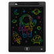 Tablette Graphique LCD 12 Pouces Couleur Enfant Effaçable Écran Écriture et Dessin – Ardoise Magique Portable Noir 30cm