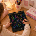 Tablette Graphique LCD 12 Pouces Couleur Enfant Effaçable Écran Écriture et Dessin – Ardoise Magique Portable Noir 30cm