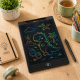 Tablette Graphique LCD 12 Pouces Couleur Enfant Effaçable Écran Écriture et Dessin – Ardoise Magique Portable Noir 30cm