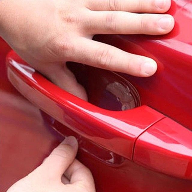 Generic Adhésif anti-rayures pour poignées de porte de voiture (4