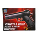 Pistolet à Billes Jouet 18 cm – Tir Manuel avec 18 Billes Incluses