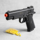 Pistolet à Billes Jouet 18 cm – Tir Manuel avec 18 Billes Incluses
