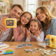 Appareil Photo Enfant Impression Instantanée 48 MP Vidéo 1080p Écran 2,4 Pouces 3 Rouleaux – Jeux et Lecteur Audio Jaune Orange