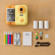 Appareil Photo Enfant Impression Instantanée 48 MP Vidéo 1080p Écran 2,4 Pouces 3 Rouleaux – Jeux et Lecteur Audio Jaune Orange