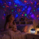 Veilleuse Projecteur Effets Lumineux 2 en 1 Ciel Étoilé et Océan – Lampe de Nuit Enfant Colorée avec 2 Globes Interchangeables