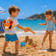 CRABPACK - Canon à Eau Sac à Dos Enfant Crabe avec Réservoir et Lanceur, Pistolet pour Jeux Piscine et Plage - Couleur Aléatoire