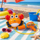 CRABPACK - Canon à Eau Sac à Dos Enfant Crabe avec Réservoir et Lanceur, Pistolet pour Jeux Piscine et Plage - Couleur Aléatoire