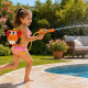 CRABPACK - Canon à Eau Sac à Dos Enfant Crabe avec Réservoir et Lanceur, Pistolet pour Jeux Piscine et Plage - Couleur Aléatoire