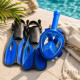 SNORKMASK-Masque de Plongée Full Face Enfant 6-12 Ans Anti-Buée Snorkeling Sangles Réglables Confortables Noir ou Bleu