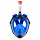 SNORKMASK_LXL - Masque de plongée full face adulte L-XL anti-buée, vision panoramique, noir ou bleu