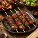 Set de 200 Piques à Brochettes en Bambou 20 cm pour Barbecue et Apéritif – Bâtonnets de Cuisson pour Grill, Viande etc..