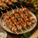 Set de 200 Piques à Brochettes en Bambou 20 cm pour Barbecue et Apéritif – Bâtonnets de Cuisson pour Grill, Viande etc..