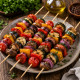 Set de 200 Piques à Brochettes en Bambou 20 cm pour Barbecue et Apéritif – Bâtonnets de Cuisson pour Grill, Viande etc..