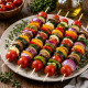 Set de 200 Piques à Brochettes en Bambou 20 cm pour Barbecue et Apéritif – Bâtonnets de Cuisson pour Grill, Viande etc..