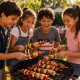 Set de 200 Piques à Brochettes en Bambou 20 cm pour Barbecue et Apéritif – Bâtonnets de Cuisson pour Grill, Viande etc..