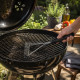Brosse Barbecue Acier Inoxydable 30 cm Triangulaire avec Poils Métalliques – Accessoire Nettoyage pour Grille de Barbecue