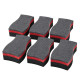 Set de 6 Éponges Barbecue Double Face - Nettoyage Grill, Grille, Couvercle et Plancha Absorbantes Durables