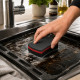 Set de 6 Éponges Barbecue Double Face - Nettoyage Grill, Grille, Couvercle et Plancha Absorbantes Durables