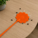 Set de 4 Tapettes à Mouches Colorées en Forme de Fleur 50 cm – Tapettes à Long Manche, Couleur Aléatoire