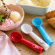 Cuillère à Glace en Plastique 18cm Couleur Aléatoire – Portionneuse à Glace Légère pour Dessert et Sorbet