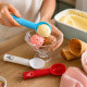 Cuillère à Glace en Plastique 18cm Couleur Aléatoire – Portionneuse à Glace Légère pour Dessert et Sorbet
