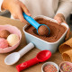 Cuillère à Glace en Plastique 18cm Couleur Aléatoire – Portionneuse à Glace Légère pour Dessert et Sorbet