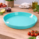 Boîte de Conservation Ronde 31 cm pour Crêpes, Tortillas et Pizza avec Couvercle - Couleur Aléatoire