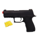 Pistolet à Billes 20 cm avec 18 Billes Incluses – Réplique Ludique 0,05 Joule