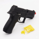 Pistolet à Billes 20 cm avec 18 Billes Incluses – Réplique Ludique 0,05 Joule