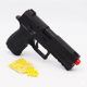 Pistolet à Billes 20 cm avec 18 Billes Incluses – Réplique Ludique 0,05 Joule