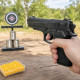 Pistolet à billes 19 cm 0.16J – Réplique ludique avec 18 billes