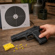 Pistolet à billes 19 cm 0.16J – Réplique ludique avec 18 billes