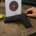 Pistolet à billes 19 cm 0.16J – Réplique ludique avec 18 billes