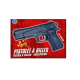 Pistolet à billes 19 cm 0.16J – Réplique ludique avec 18 billes