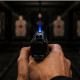 Pistolet à Billes 15 cm avec Laser Bleu – Réplique Ludique 0,13 Joule avec 18 Billes
