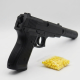 Pistolet à Billes 18 cm avec Silencieux et 18 Billes Incluses – 0,05 Joule
