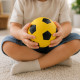 Set de 3 Mini Ballons de Foot Colorés 10 cm – Ballons Souples pour Enfants, Jeux Extérieur, Plage et Loisirs Sportifs - Couler a