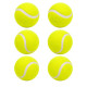 Set de 6 Balles Jaunes Classiques pour Tennis – Balles pour Entraînement, Loisirs et Jeux Extérieur
