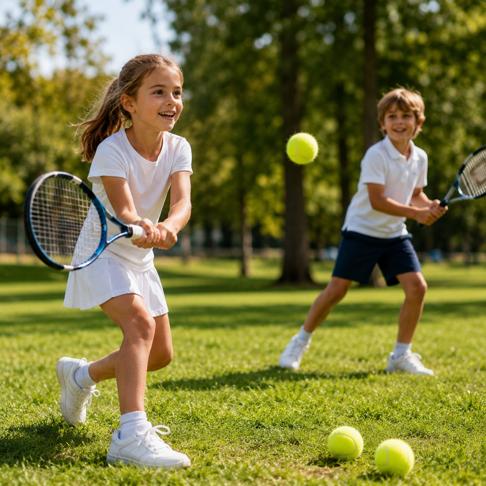 Set de 6 Balles Jaunes Classiques pour Tennis – Balles pour Entraînement, Loisirs et Jeux Extérieur