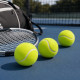 Set de 6 Balles Jaunes Classiques pour Tennis – Balles pour Entraînement, Loisirs et Jeux Extérieur