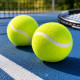 Set de 6 Balles Jaunes Classiques pour Tennis – Balles pour Entraînement, Loisirs et Jeux Extérieur