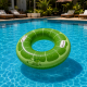 Bouée Ronde Orange 80 cm Gonflable pour Piscine et Plage – Matelas Flottant Fun pour Été, Vacances et Jeux d’Eau