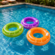 Bouée Ronde Orange 80 cm Gonflable pour Piscine et Plage – Matelas Flottant Fun pour Été, Vacances et Jeux d’Eau