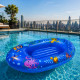 Bateau Gonflable Bleu 107 cm à Motifs pour Piscine et Plage – Jouet Flottant Enfant pour Jeux d’Eau et Loisirs d’Été